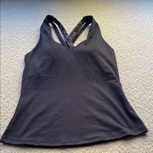 Mia Sport Black built in bra workout tank top women medium